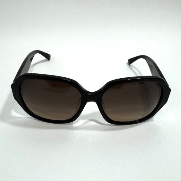 MCM 58mm Havana Brown Logo Square Designer Sunglasses with Case MCM619SA - Picture 2 of 11